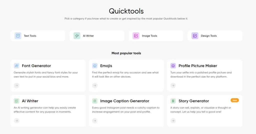 Screenshot of Quicktools by picsart offical tools